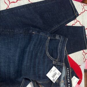 American Eagle Outfitters Women's Deep Indigo Skinny Jeans